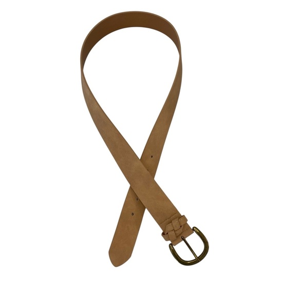 Classic Tan Belt with Gold Buckle - Picture 1 of 4